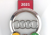 Audi rõngastest inspireeritud medal ootab heategevusliku jooksupäeva lõpetajaid