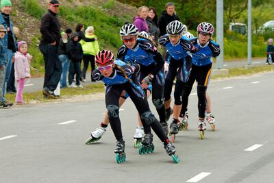 Saskia Alusalu vedamas naiste liidergruppi 2012. aasta Rullituuri Tallinna etapil, www.rulliklubi.ee, Jaanus Juss