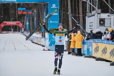 Foto 48. Tartu Maratoni võitjast Emil Perssonist. Autor: Hendrik Osula