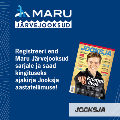 Maru Järvejooksude sarjale registreerijad loevad aasta jooksul Jooksjat