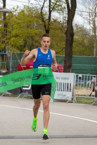 Kevadjooksu võitja Rauno Laumets (foto autor: Ardo Säks)