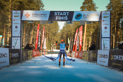 46. Alutaguse maratoni võitja Stian Hoelgaard. Foto Kaimo Puniste