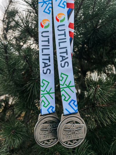 Valgas Valkas skrējiena 2024 medaļa