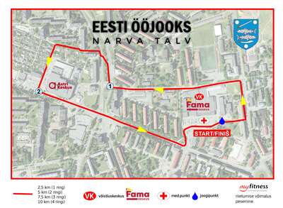 Uus rada on GPS signaali kasutades mõõdetud (puudub rajapass), pikkuseks 2,5 km