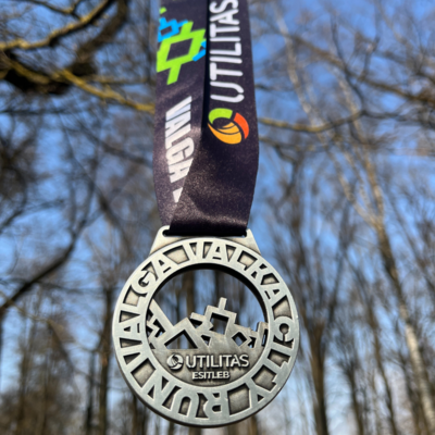 Valga Valka City Run medaļa 2025