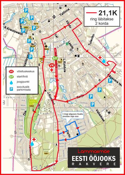 Poolmaratoni rajapass on koostatud mais 2025