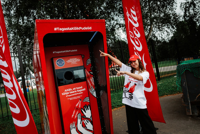 Coca-Cola automaati pandud taara läheb heategevuseks