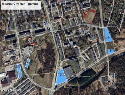 Parkimine Maardus toimub vastavalt kehtivale parkimiskorrale