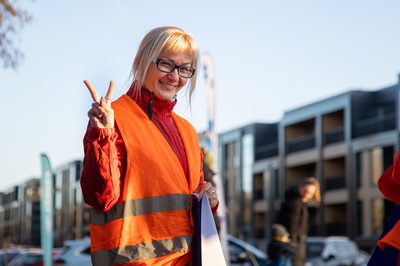 Rinnanumbri väljastame stardinumbri alusel (lastejooksul nime alusel)
