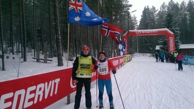 Estoloppeti sarja juht Robert Peets ja Adrian Blake Pannjärvel (2015). Foto: Estoloppet