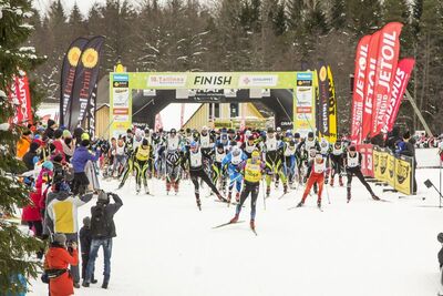 18. Tallinna suusamaratoni start (foto Kaimo Puniste)