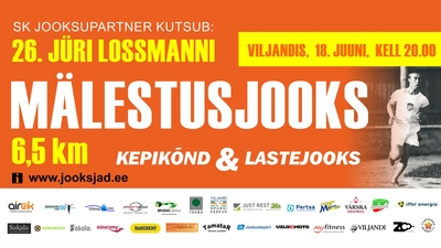 J.Lossmanni mälestusjooksule registreerimine