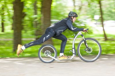 Tõukerattur Imre Arro. Foto: Andres Jalak