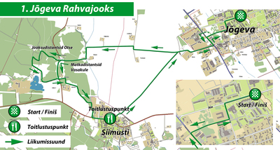 I Jõgeva Rahvajooksu trass on muutunud