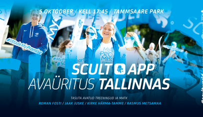 Spordi- ja liikumissõber, tule SCULT.app Tallinna avaüritusele!