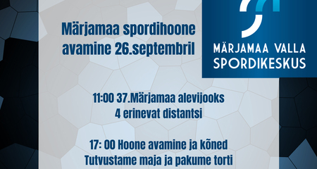 Märjamaa uue spordihoone avamispidu