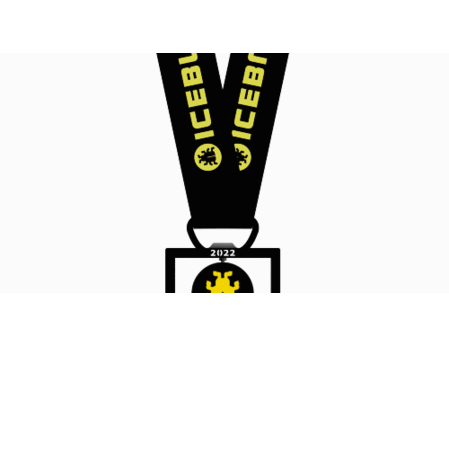 Icebug Kõva Mehe Jooksu ja Kõva Tiimi lõpetajatele originaalselt praktiline medal