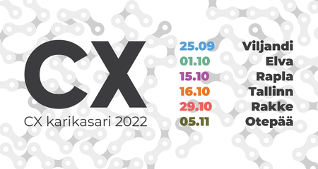 CX Karikasari alustab tänavust hooaega 25. septembril Viljandis