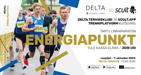 Tule Tartu Linnamaratoni ENERGIAPUNKTi jooksjatele kaasa elama!