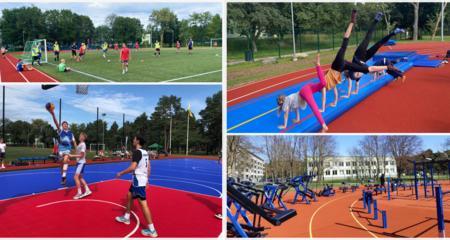 Välijõusaalid, ekstreemspordiväljakud, pallimänguplatsid, pumptrackid