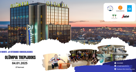 Olümpia trepijooksul selgitatakse Eesti meistrid noorte- ja veteranide vanuseklassides.