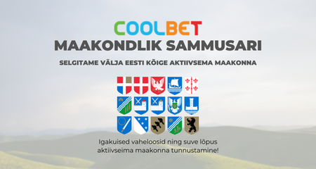 Suur Coolbet maakondlik sammusari tuleb taas!