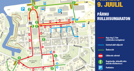 Rullituuri Pärnu etapi rajaskeem