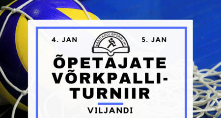 Õpetajate Võrkpallivõistlused toimuvad Viljandis