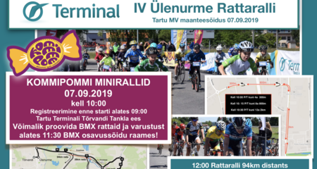 Tartu MV toimuvad Tartu Terminali 4.Ülenurme Rattaralli raames