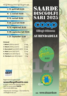 Saarde discgolfi sari