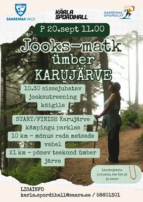 Jooks-matk ümber Karujärve