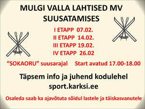 Mulgi valla lahtised MV suusatamises