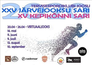 XXV Järvejooksu ja XV kepikõnni sari 1. virtuaaletapp