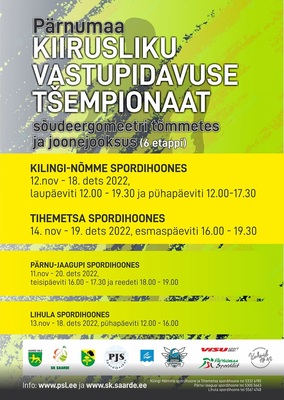 SK Saarde kiirusliku vastupidavuse tšempionaat - 3. etapp