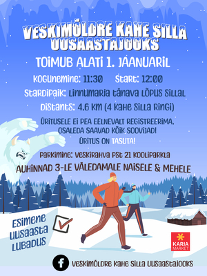 Veskimöldre Kahe Silla Uusaastajooks 2024