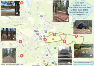 FOTO-ORIENTEERUMISMATK LEISIS